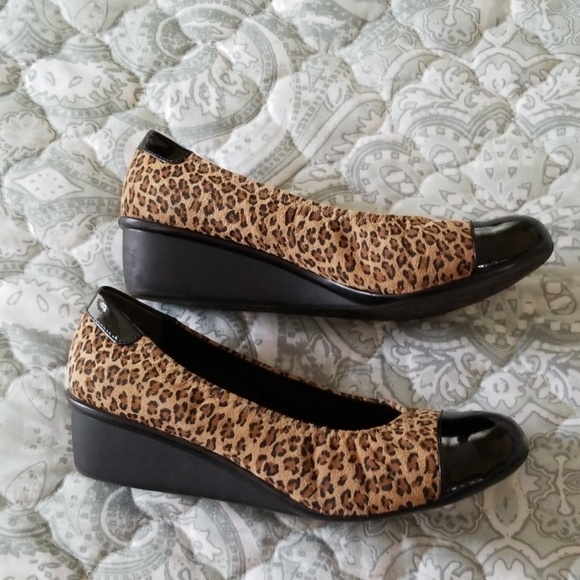 Ros Hommerson leopard wedges - Picture 3 of 4